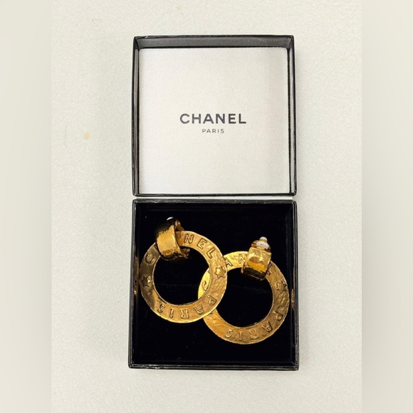 💫 CHANEL hoop earrings / vintage hoop 💫 - Picture 13 of 13